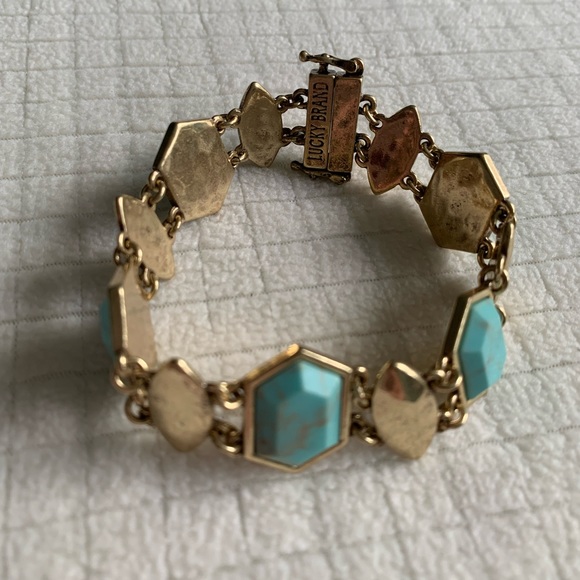 Lucky Brand turquoise bracelet - Picture 3 of 8